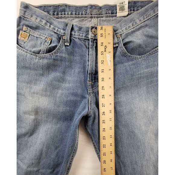 Cinch Jeans Mens 36x36 Blue Denim Relaxed Fit Western Cowboy - Picture 9 of 9